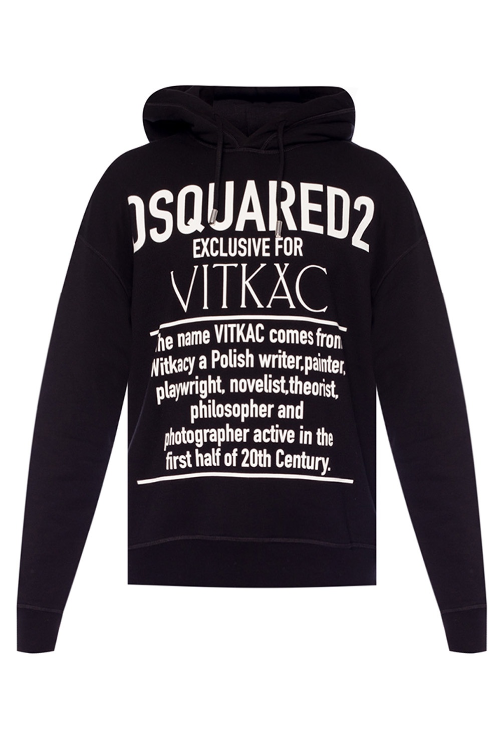 Dsquared2 'Emporio Armani two-tone hoodie